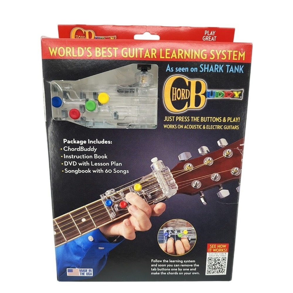 ChordBuddy Guitar‎ Learning System Shark Tank Edition Acoustic Electric New